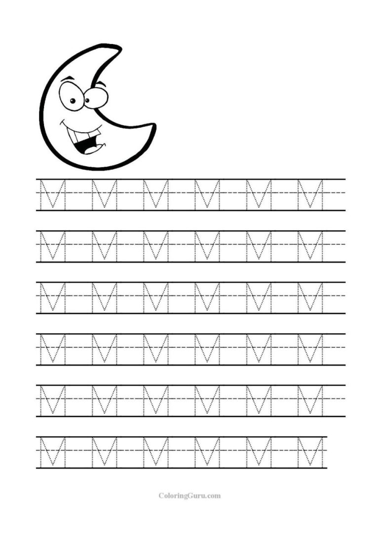 Tracing Letters For Kids