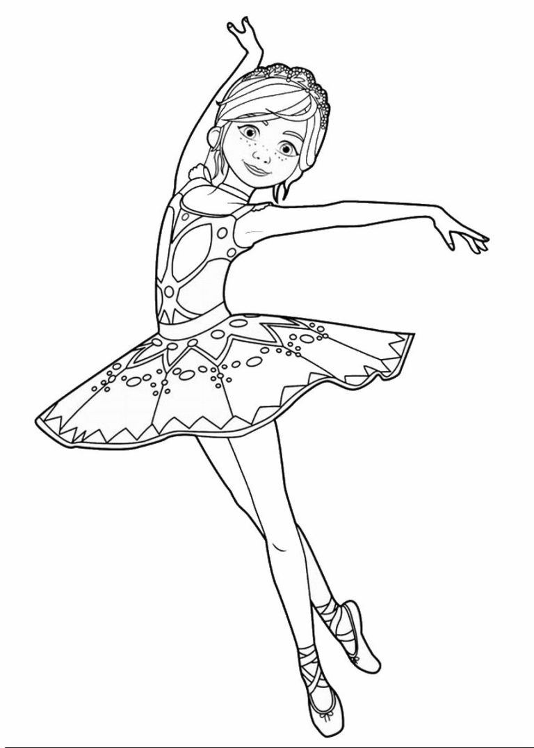 Ballerina Coloring