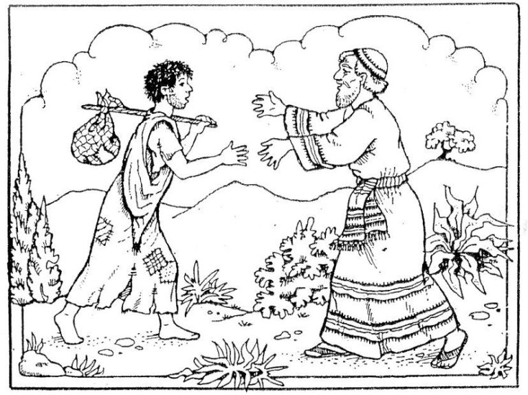 Prodigal Son Coloring Page