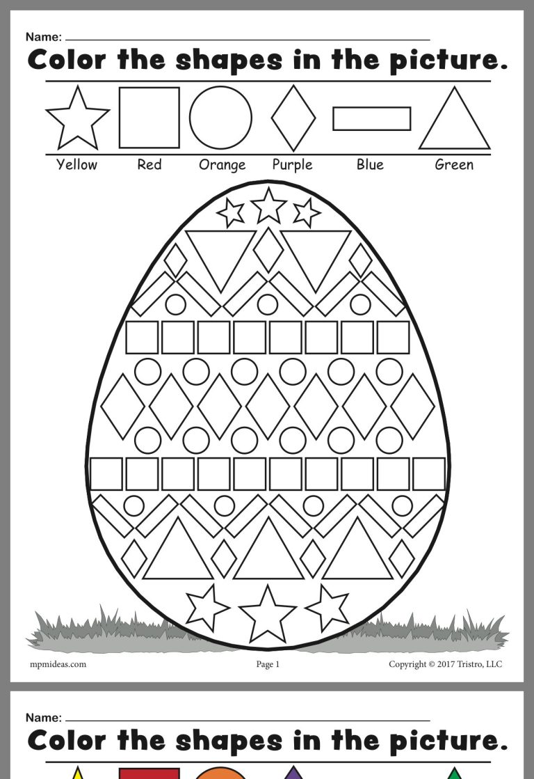 Easter Worksheets