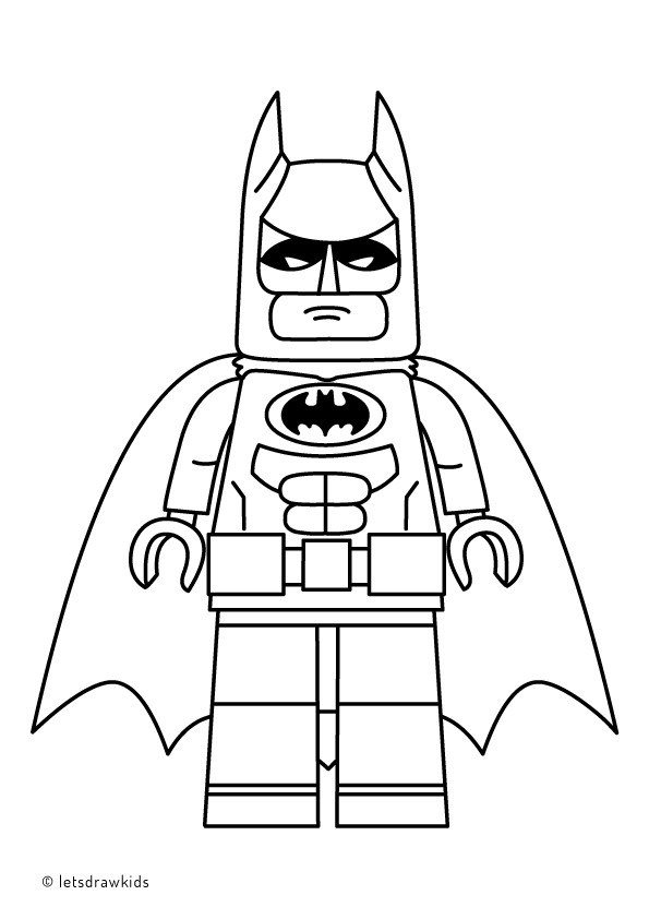 Lego Batman Coloring Pages