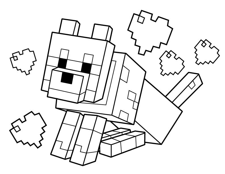 Minecraft Coloring Pages