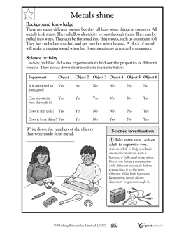 3rd Grade Science Worksheets