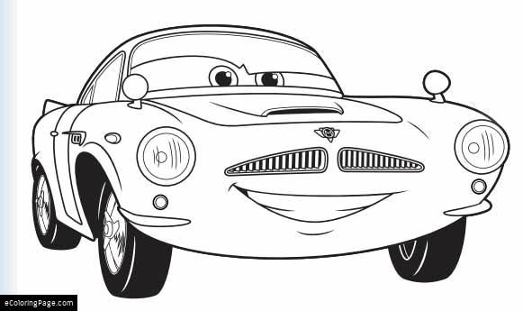 Cars 2 Coloring Pages