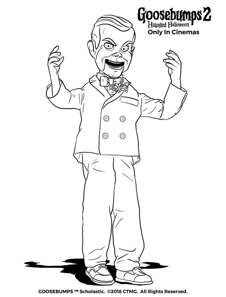 Goosebumps Coloring Pages