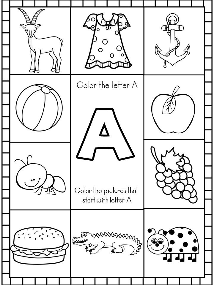 Phonics Worksheets Beginning Sounds