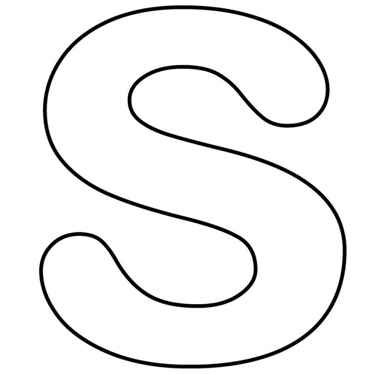 Letter S Coloring Pages