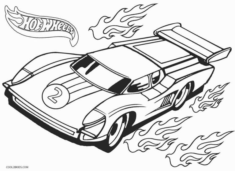 Hot Wheels Coloring