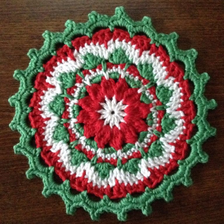 Christmas Mandala Crochet Pattern