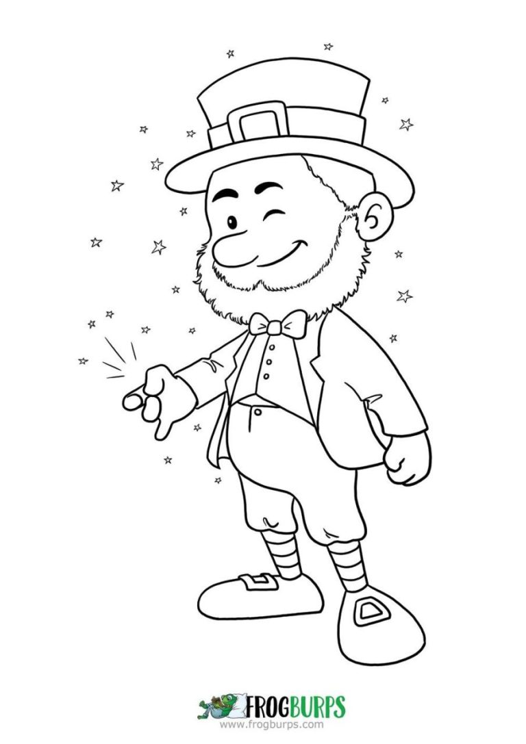 Leprechaun Coloring Page