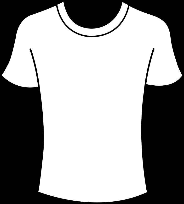 T Shirt Coloring Page