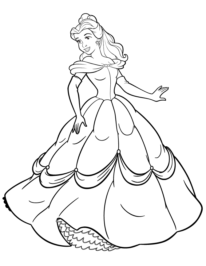 Disney Princess Coloring Sheets