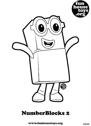 Numberblocks Coloring Pages