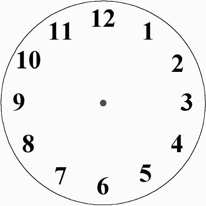 Clock Printable