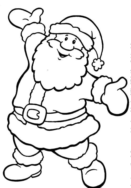 Santa Claus Coloring Picture