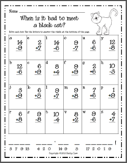 Halloween Math Worksheets