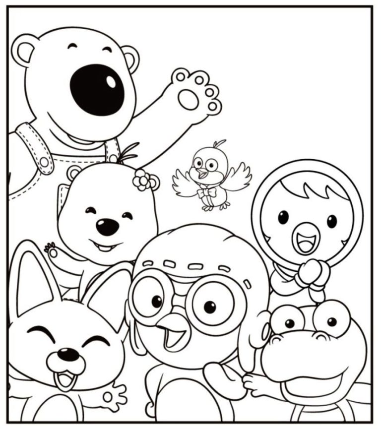 Pororo Coloring Pages