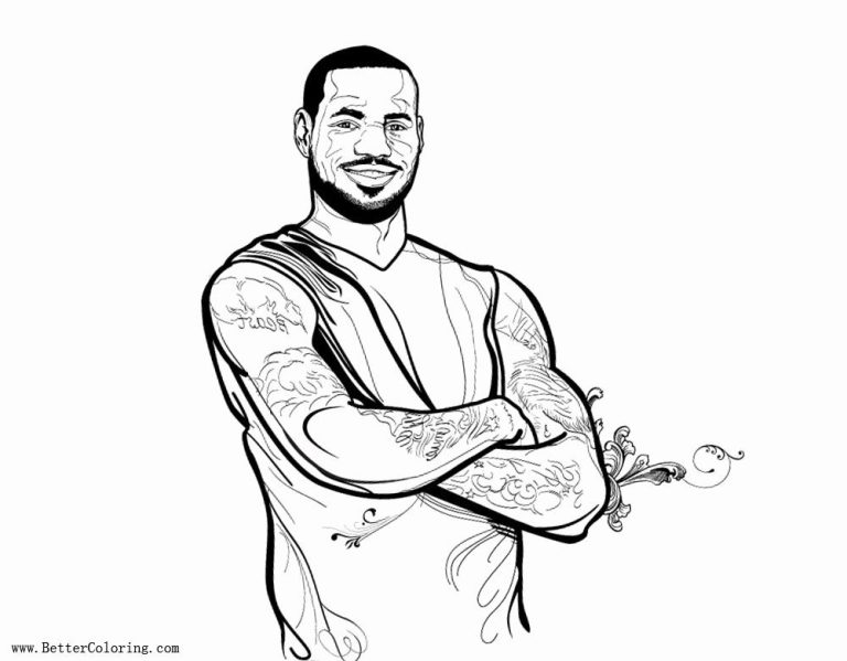 Lebron James Coloring Pages