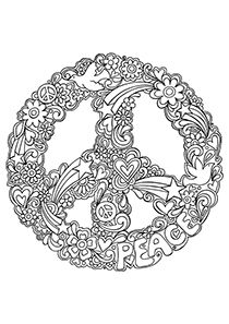 Peace Coloring Pages