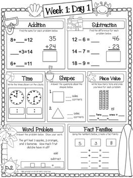 Addition Worksheets For Grade 2