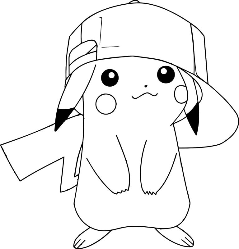 Pokemon Coloring Pages Pikachu