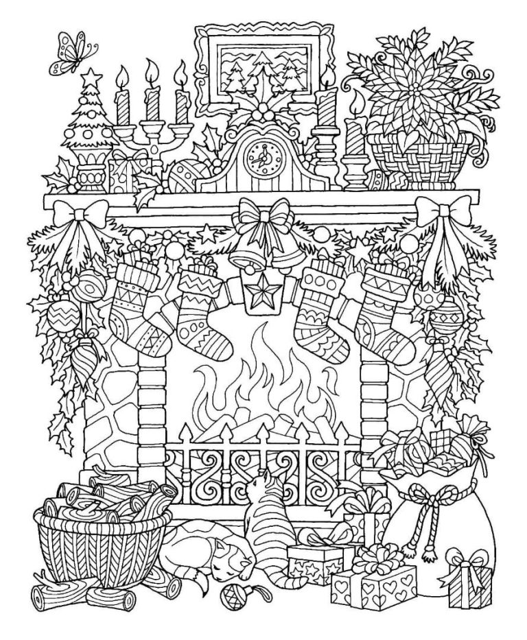 Christmas Colouring Pages For Adults