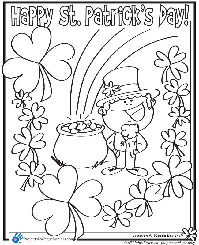 St Patricks Day Coloring