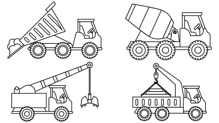 Construction Coloring Pages