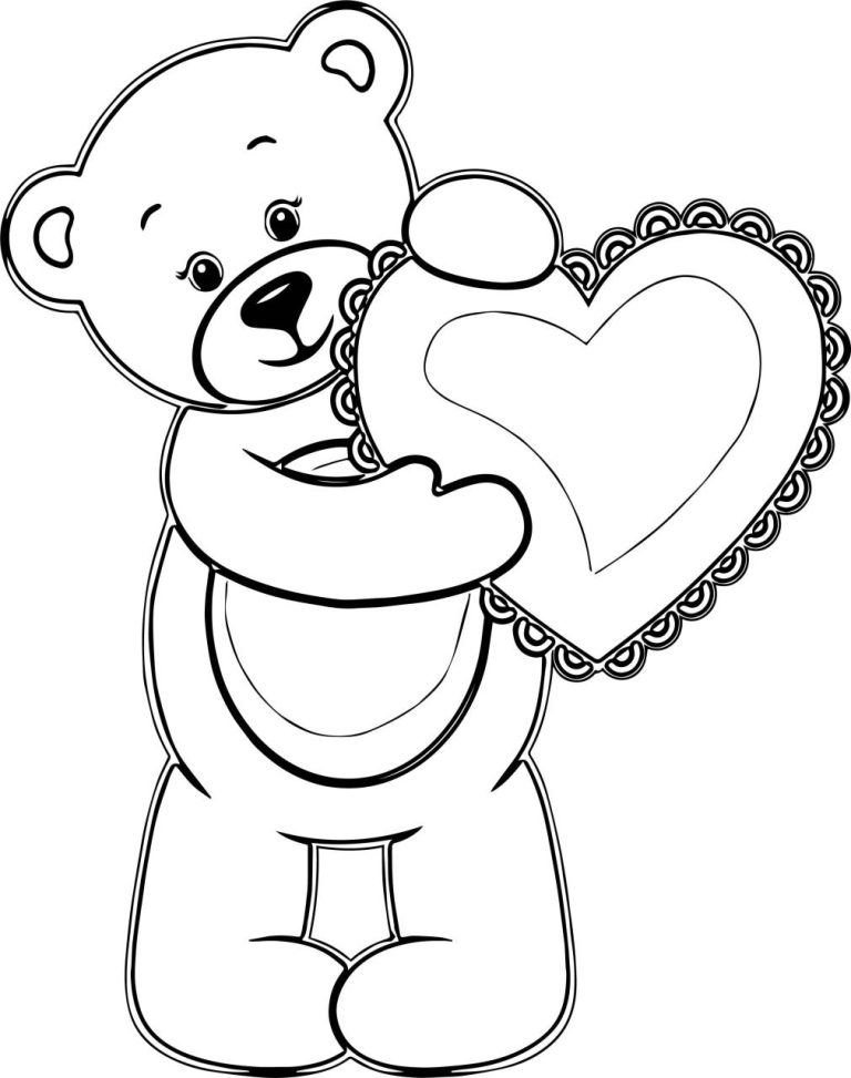 Teddy Bear Coloring Pages