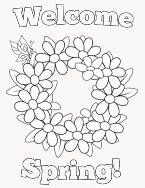 Spring Coloring Pages