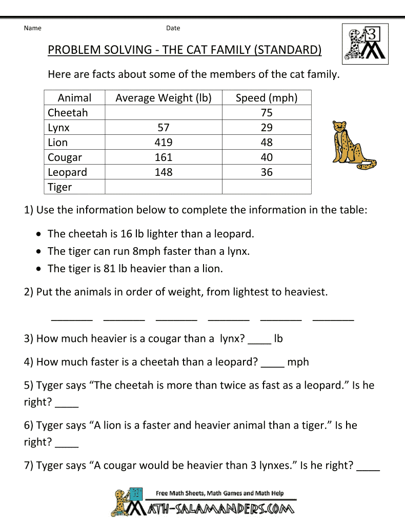 Math Salamanders