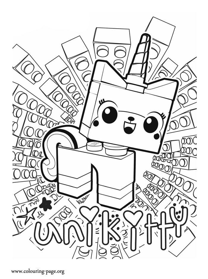 Unikitty Coloring Pages