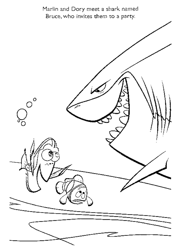 Nemo Coloring Pages