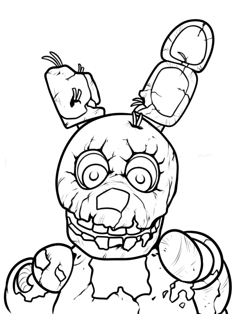 Fnaf Colouring Pages