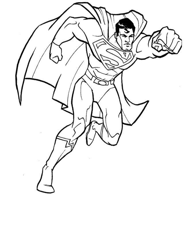 Superman Coloring Pages