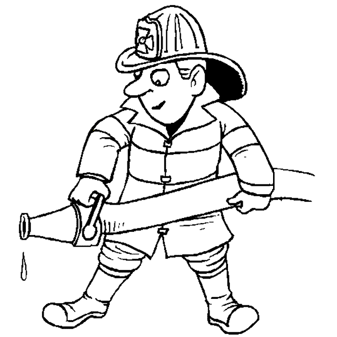 Fireman Coloring Pages