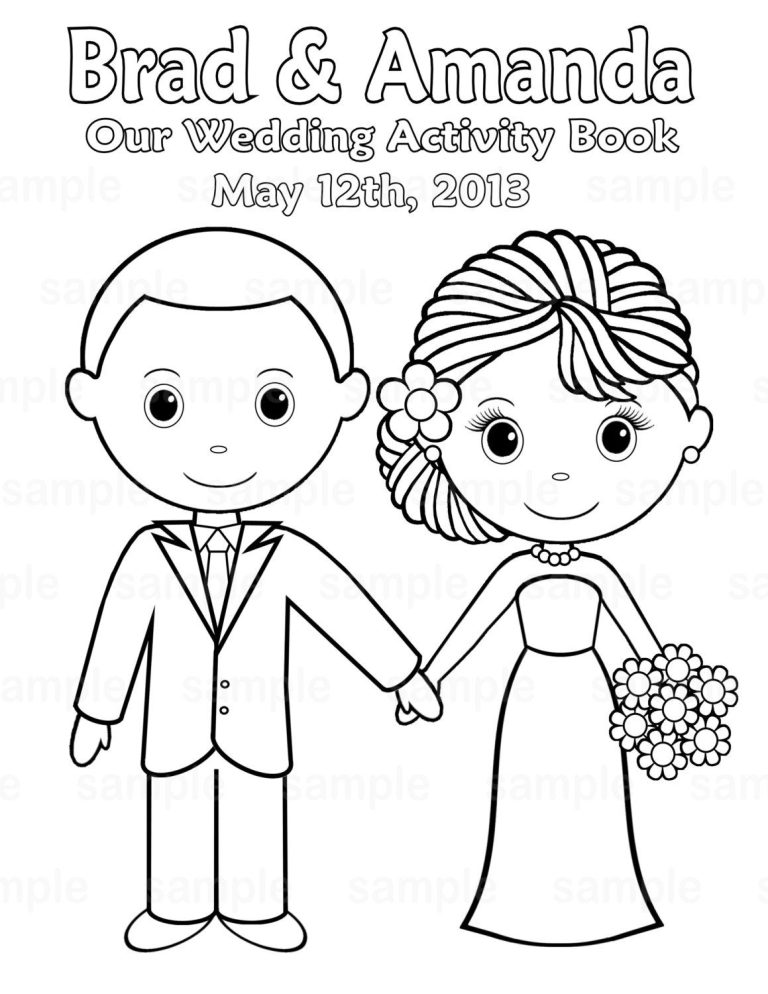 Wedding Coloring Pages