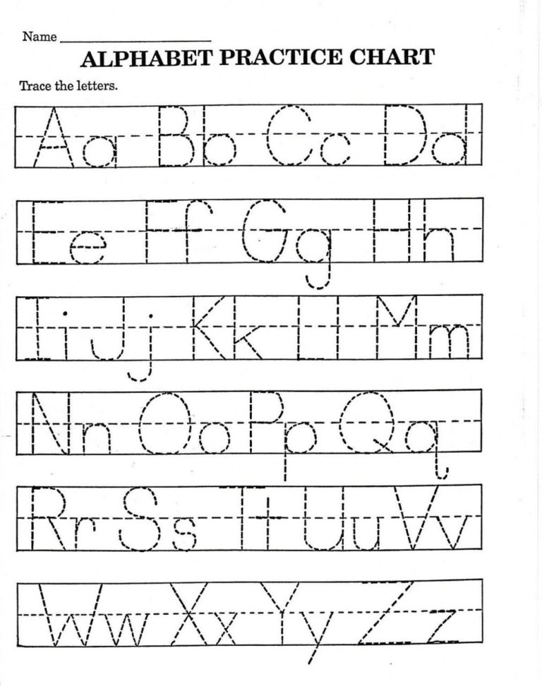 Alphabet Sheet