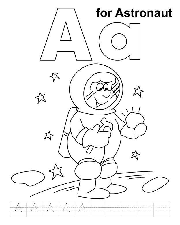 Astronaut Coloring Pages