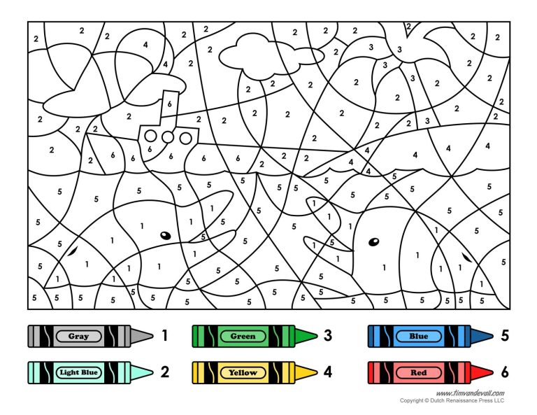 Color By Number Printable