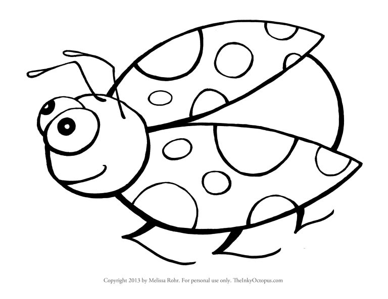 Ladybug Coloring Page