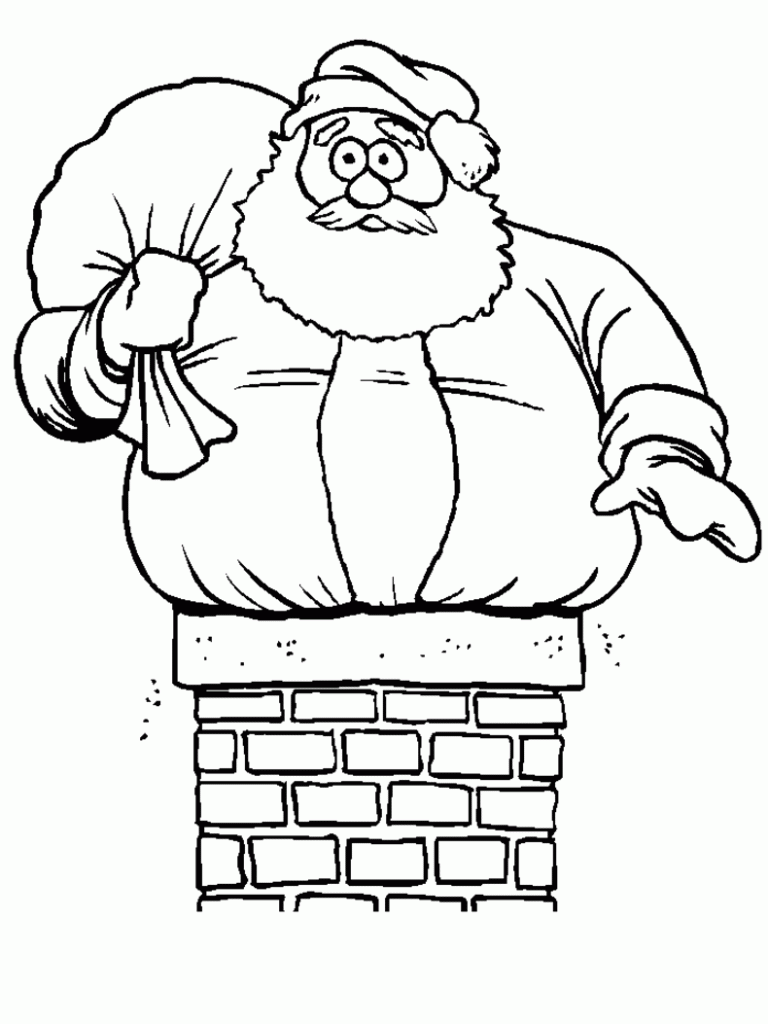 Free Santa Coloring Pages