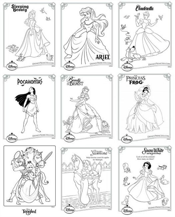 Disney Princess Printables