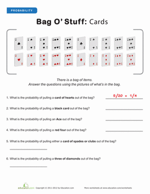 Probability Worksheets