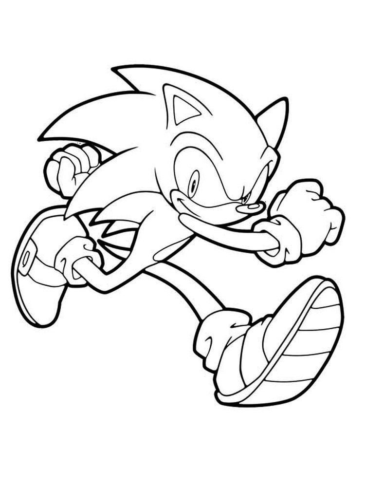 Sonic Coloring Pages