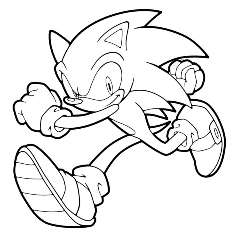 Coloring Sonic