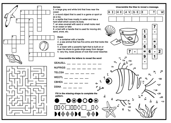 Activity Sheets