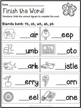 Phonics Worksheets Grade 1