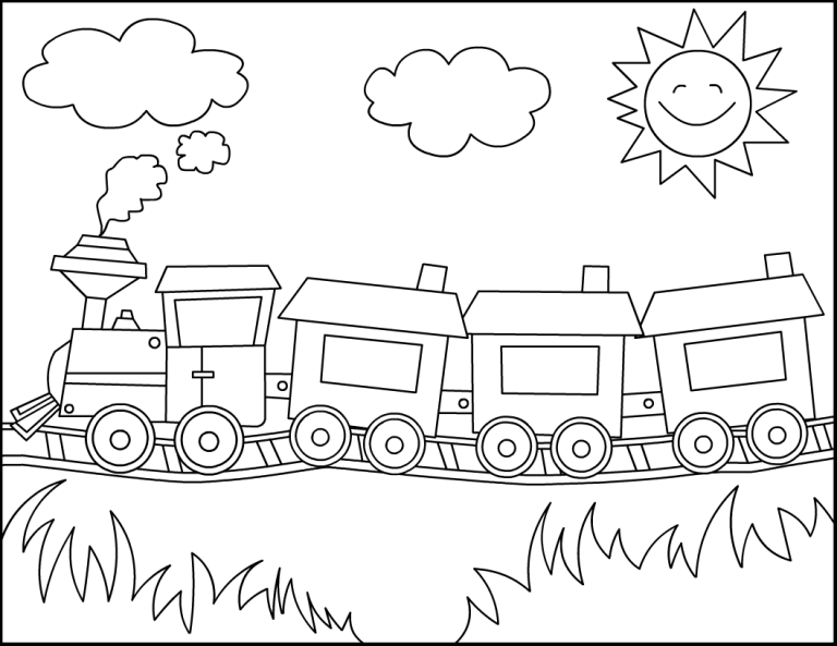 Train Coloring Pages