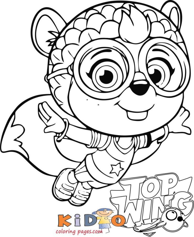 Top Wing Coloring Pages